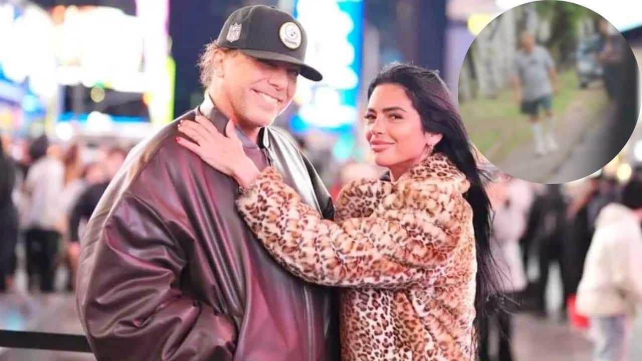 El cantante fue captado con otra mujer