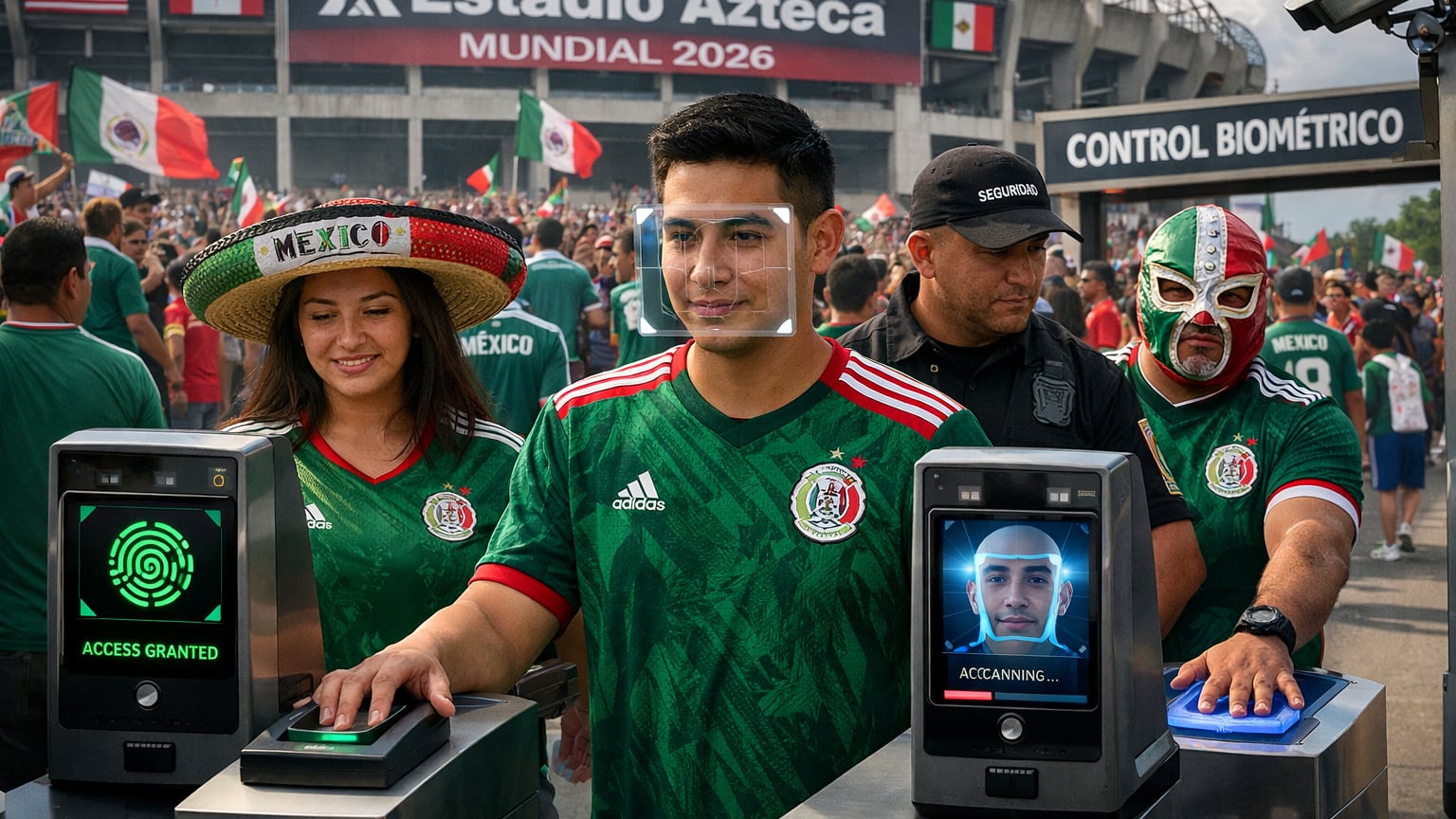 Mundial 2026 aplicará controles biométricos.