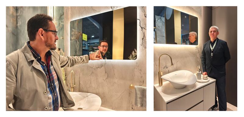 En el marco de Obra Blanca, Interceramic mostró su nueva colección de slabs de gran formato y acabados de lujo, perfectos para crear espacios sofisticados y elegantes