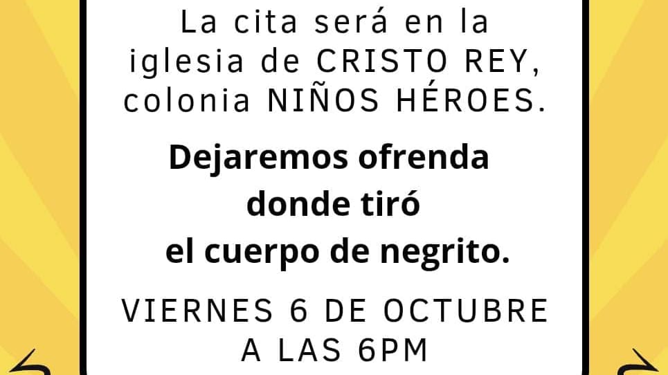 Justicia para Negrito.