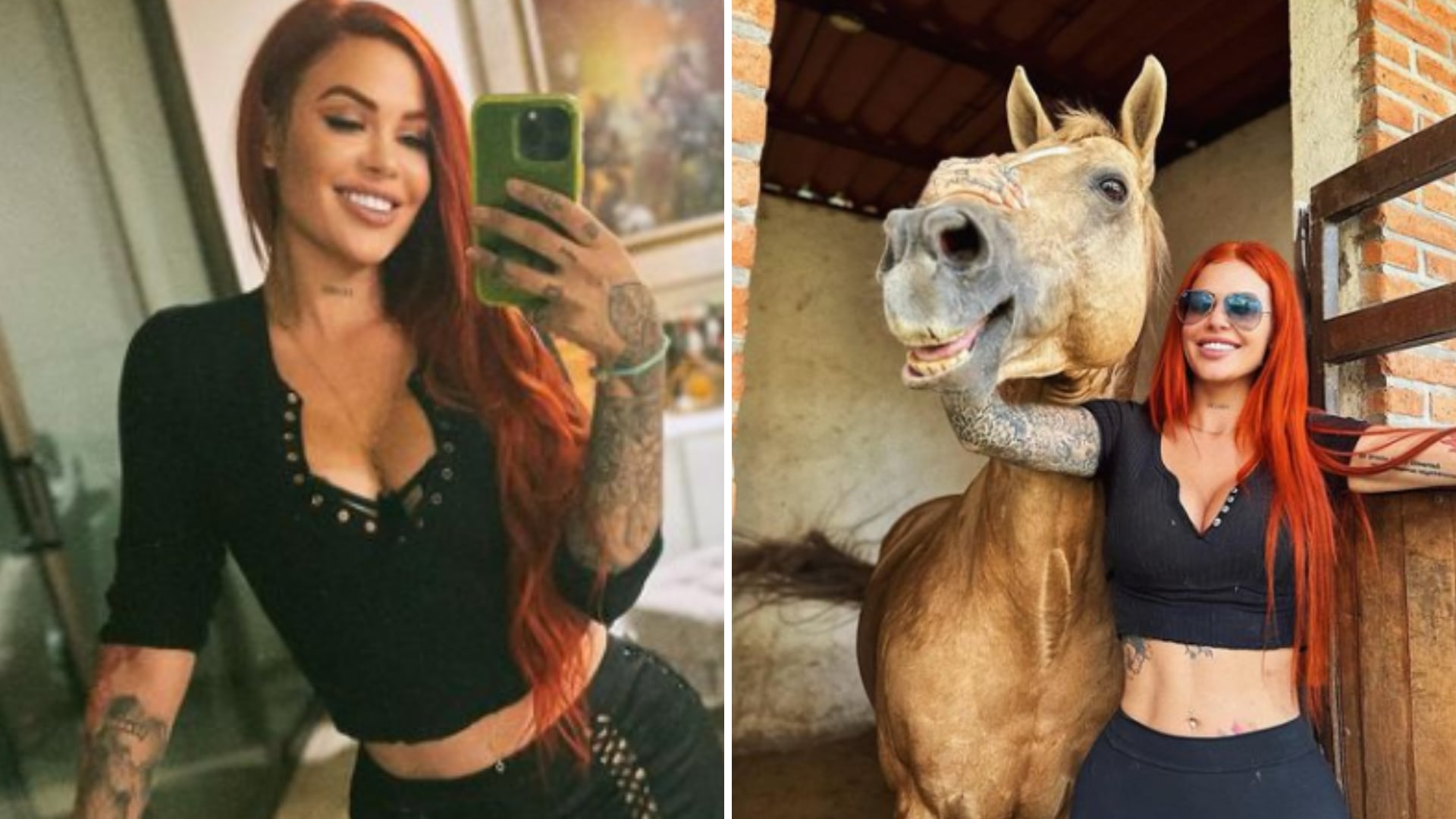 Elena Larrea falleció a los 31 años. Los caballos que rescató mostraron su gran dolor.