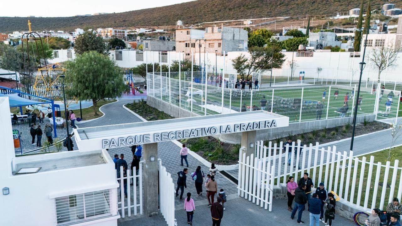 El parque recreativo en La Pradera