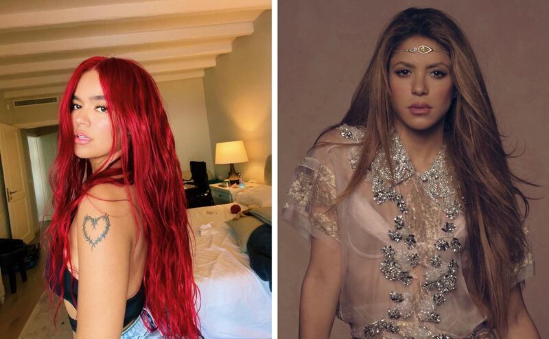 Shakira y Karol G
