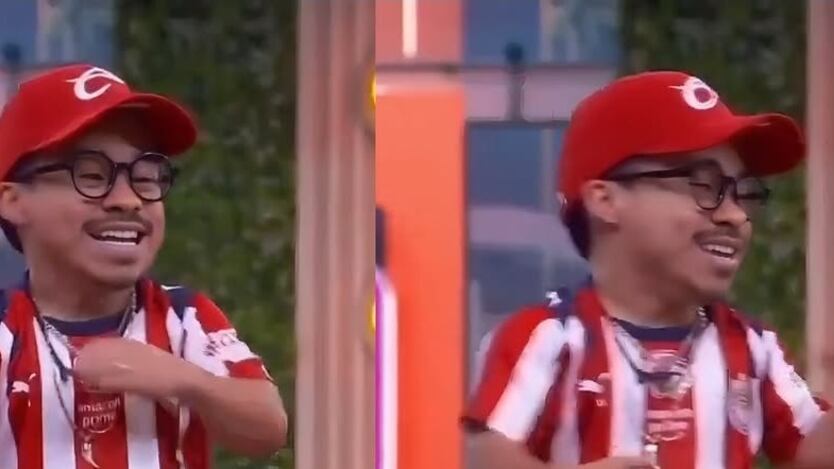 Abelito celebró triunfo de Chivas.