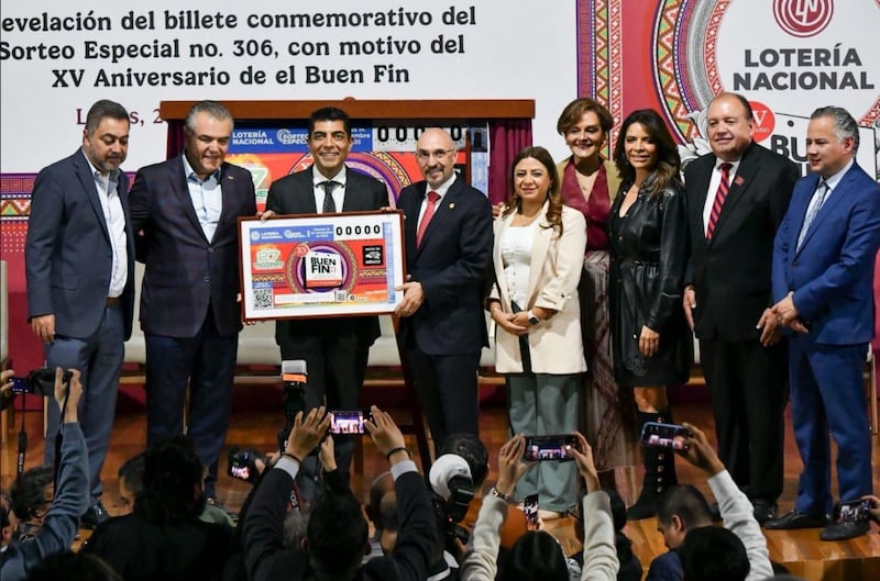 Lotería Nacinal billete del Buen Fin