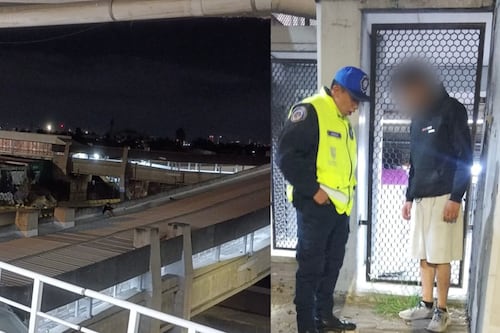 Metro CDMX: policías evitan que joven se arroje del puente de la estación Pantitlán