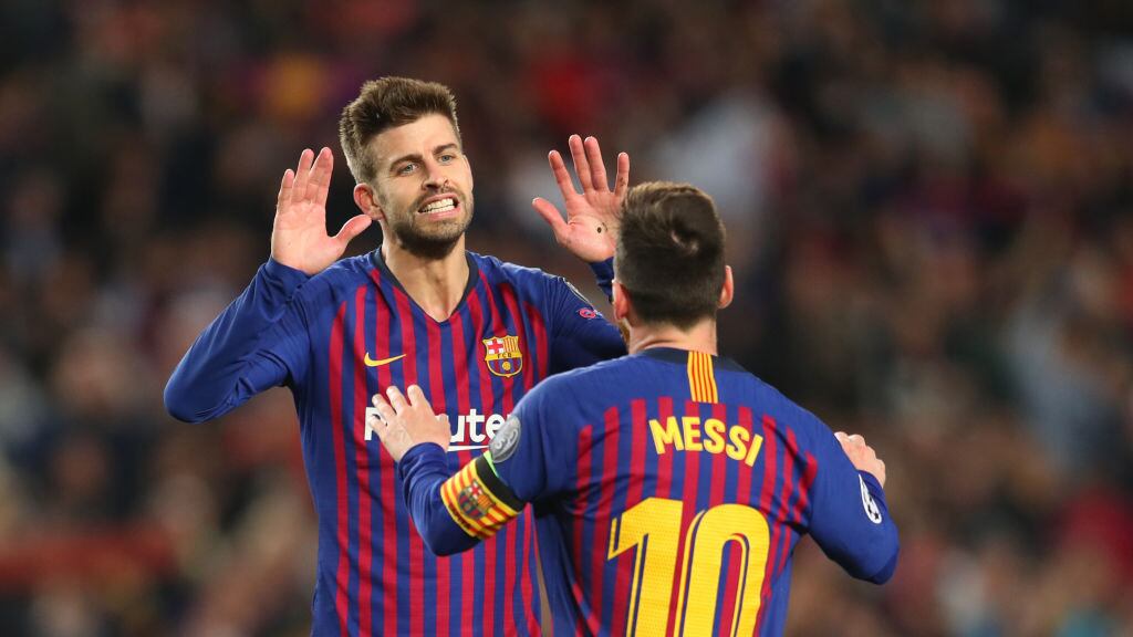 Messi y Piqué se conocen desde la Masía.
