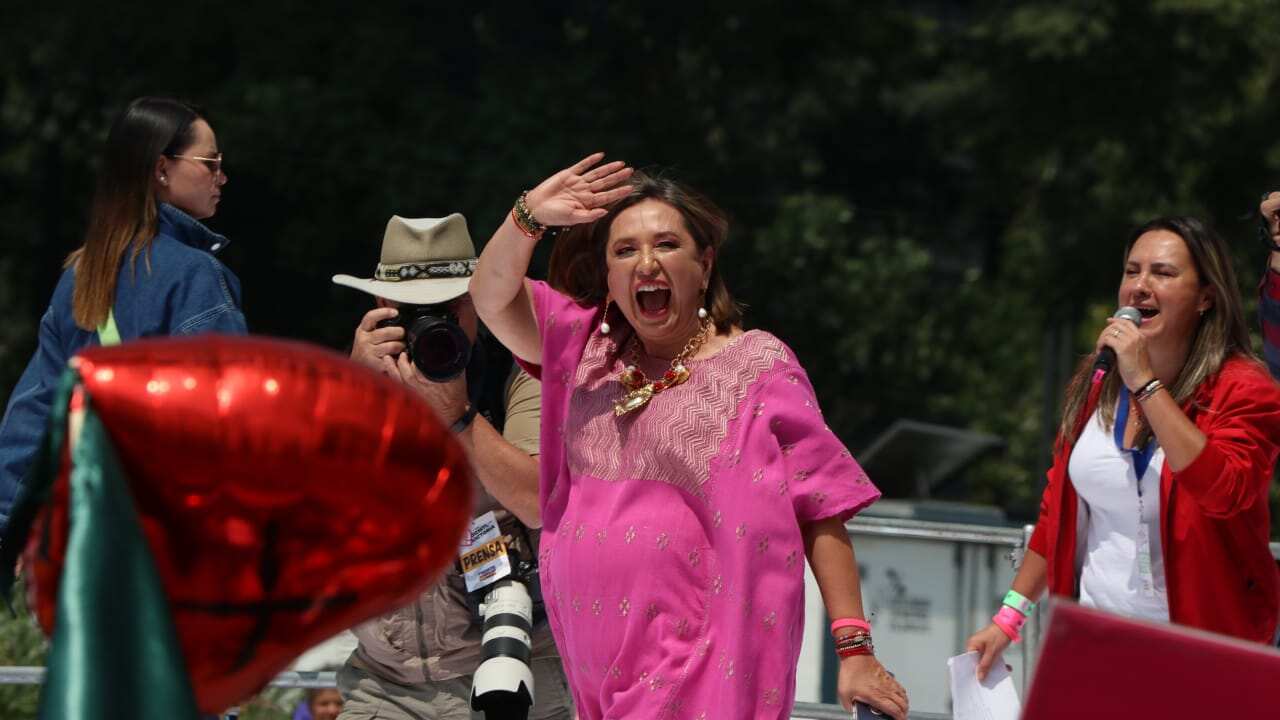 Xóchitl Gálvez, responsable del Frente Amplio por México (Nicolás Corte / Publimetro)