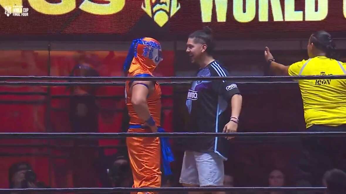 El presidente de Aliens FC soprendió al subirse al ring para pelear contra Octagón Jr.