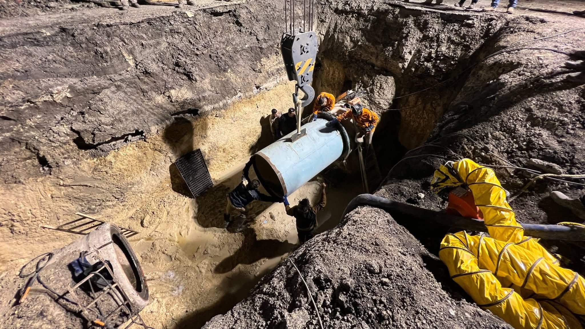 La reparación se prolongó durante unas 24 horas.