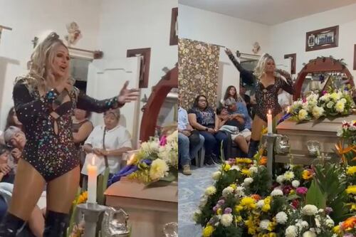 Drag canta ‘Adelante Corazón’ en funeral y se viraliza en redes