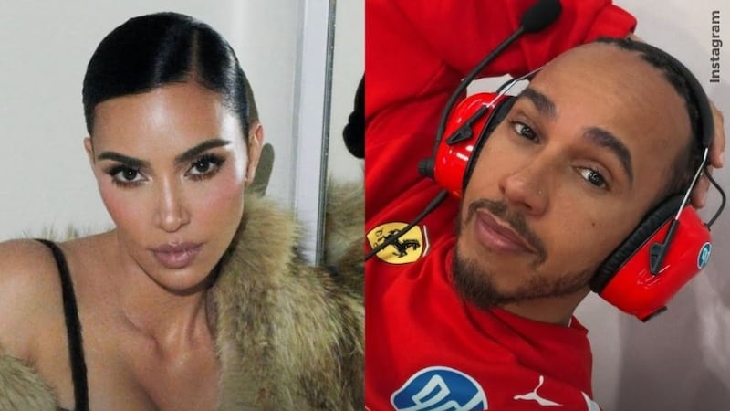 Filtran fotos comprometedoras de Kim Kardashian junto a Lewis Hamilton en la playa