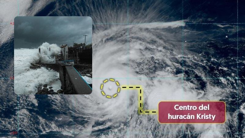 El huracán Kristy alcanza categoría 5 lejos de costas mexicanas