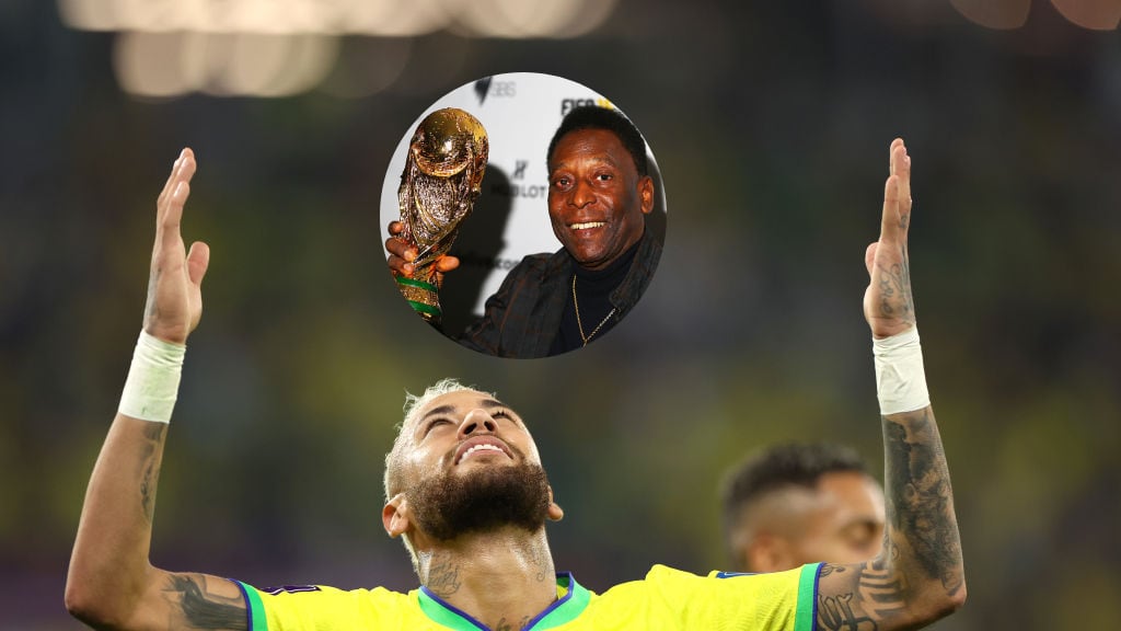 Pelé felicita a Neymar por igualarlo en su marca de goles con Brasil