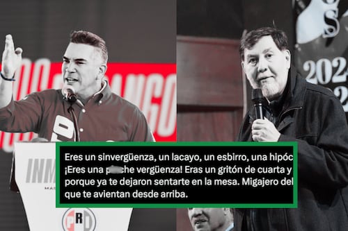 “Una hipócrita rata corrupta”: Alito Moreno y Fernández Noroña se insultan en X