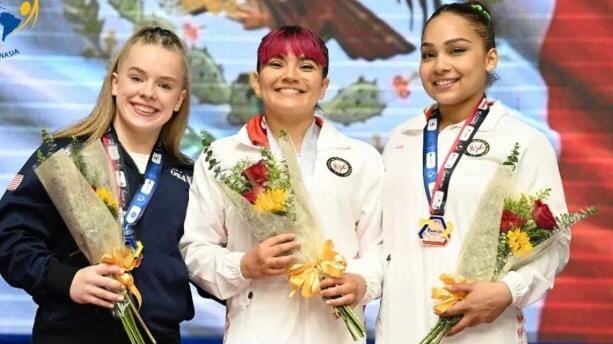 Alexa Moreno ganó el oro en el campeonato panamericano.
