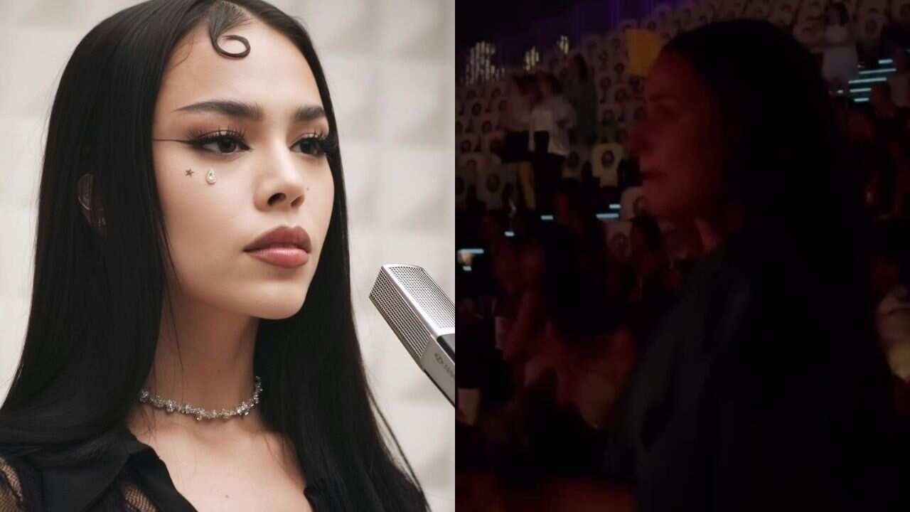 Un video filtrado en redes muestra que el lugar donde se presentó la cantante en Madrid no estaba agotado