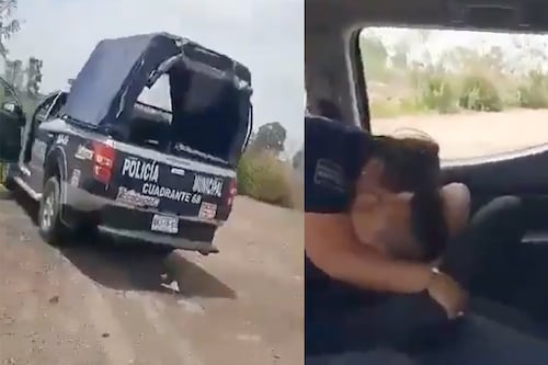 Policías de Ecatepec son captados teniendo sexo en patrulla, ya fueron cesados