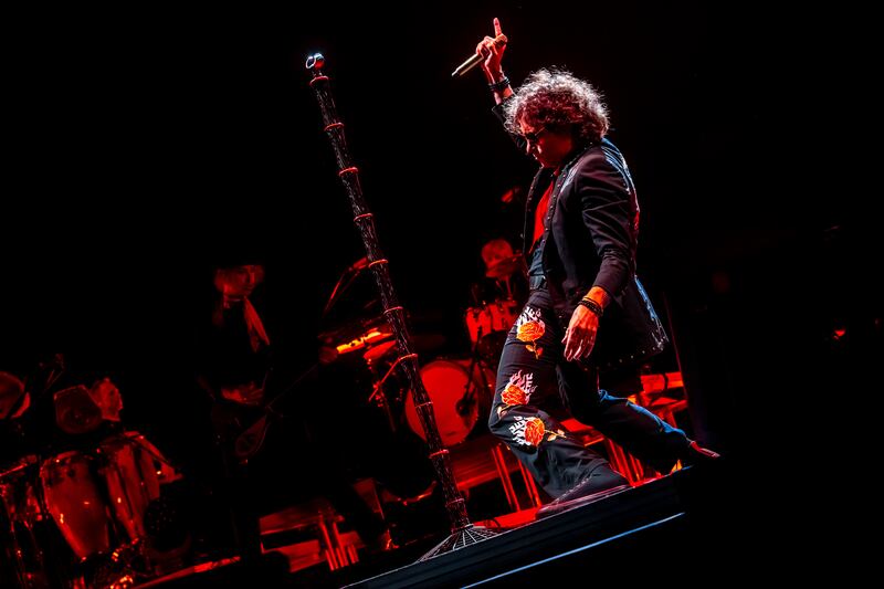 El cantante cerró su gira por México