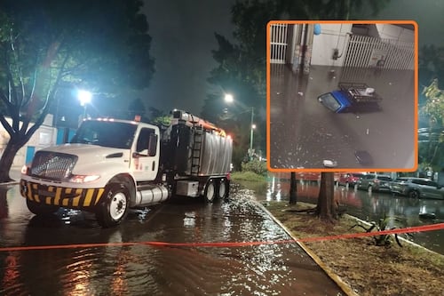 Lluvia rompe todos los récords en CDMX, cayeron hasta 90 litros de agua en cada metro cuadrado
