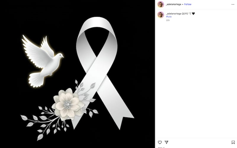 Supuesta publicación de Adela Noriega