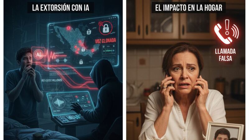 “Mamá, ayúdame”: Crimen ahora usa IA para clonar voces y extorsionar