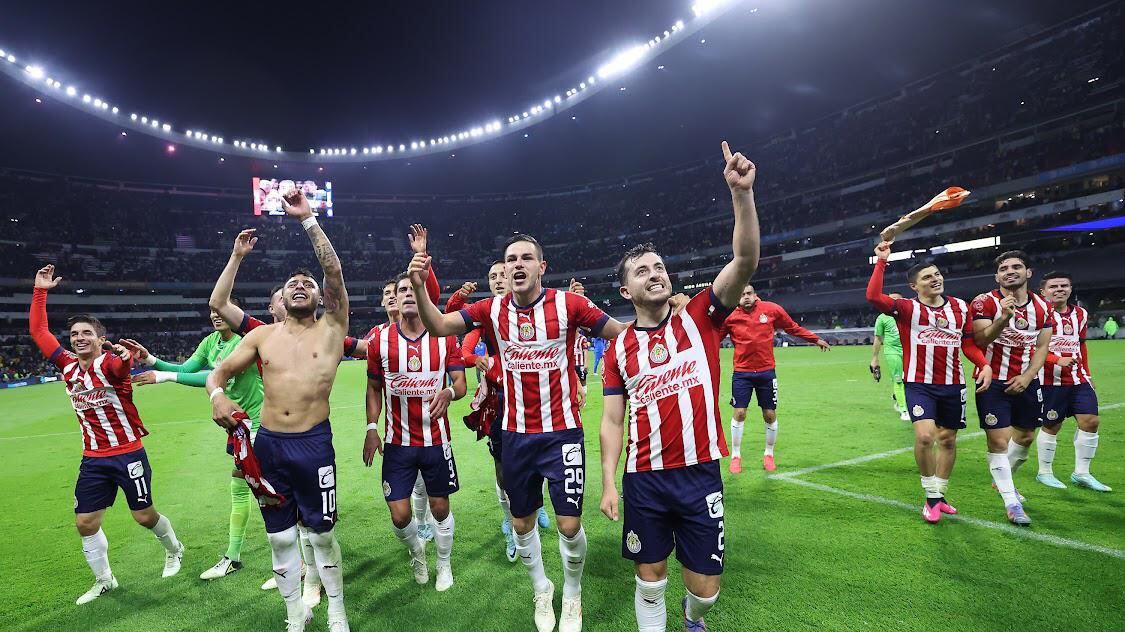 Así celebró el Rebaño en el Estadio Azteca.