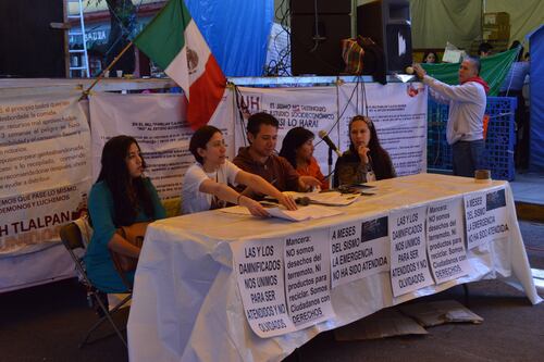 Crean Red Nacional de Damnificados