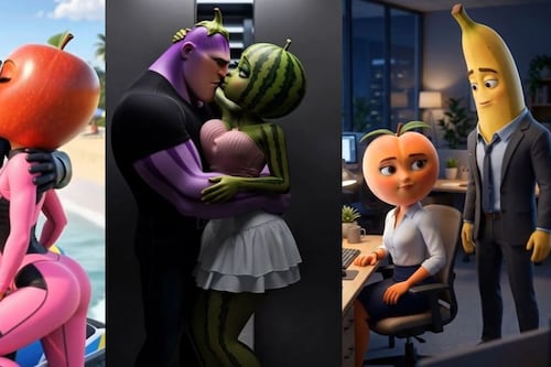 ¿Romances imposibles entre frutas? El bizarro fenómeno de TikTok que está rompiendo el internet