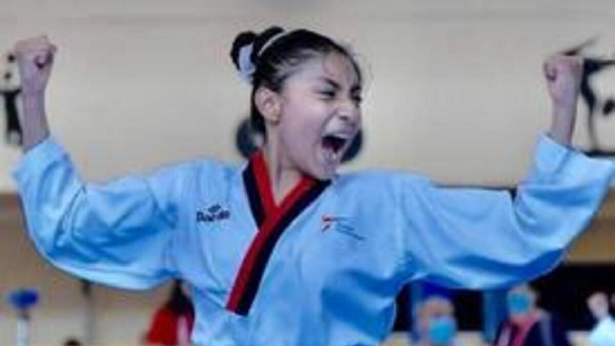Brisa Aleck, hepta campeona nacional de Taekwondo, y con solo 13 años