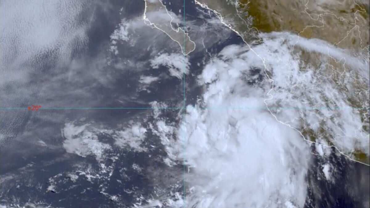 DepresiónTropical Seis-E traerá fuertes lluvias al país.