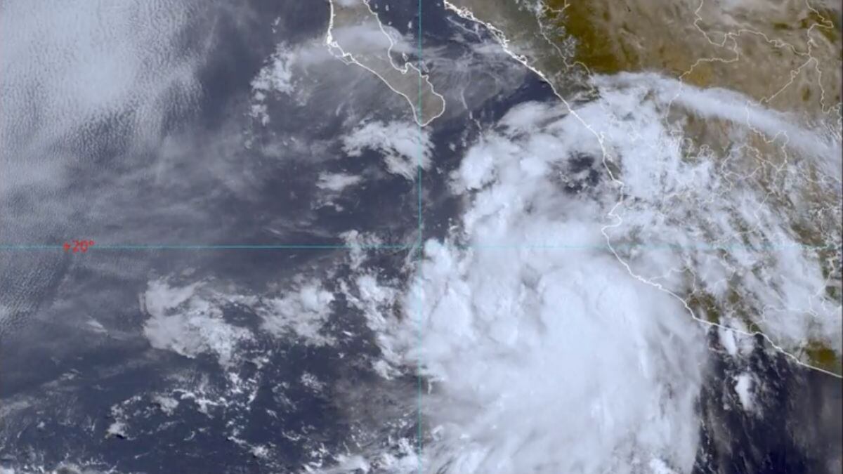 DepresiónTropical Seis-E traerá fuertes lluvias al país.