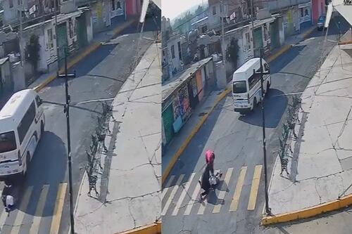Abuelita muere tras ser atropellada por un transporte público en Tlaxcala