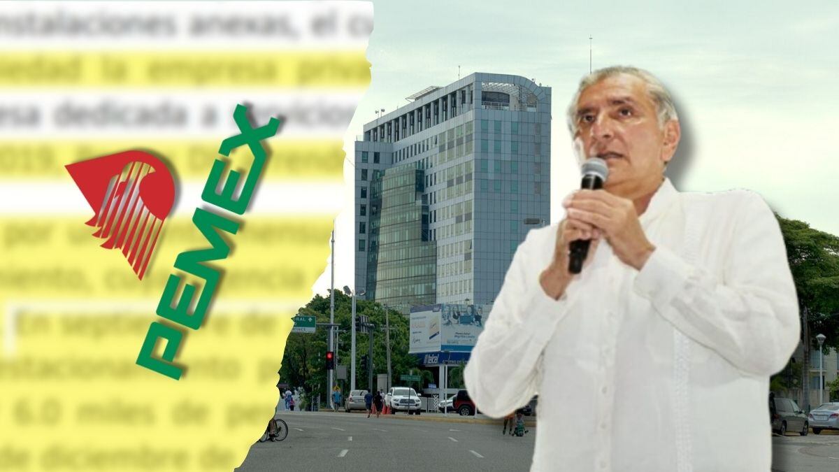 Adán Augusto: Pemex gastó más de 11 mdp en rentar y remodelar torre empresarial ¡De secretario a casero!