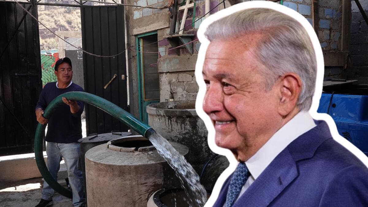 El presidente habló del desabasto de agua en el Valle de México y del denominado "día cero"