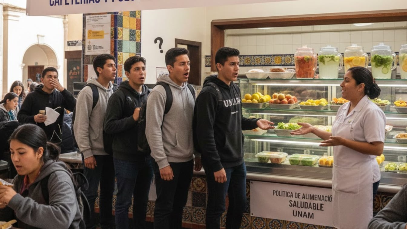Comida chatarra en la UNAM