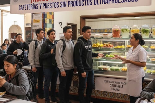 UNAM cierra la puerta a la comida chatarra en CCH y preparatorias