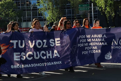 Marcha 25N: Colectivos marchan por el Día Internacional de la Eliminación de la Violencia contra las Mujeres