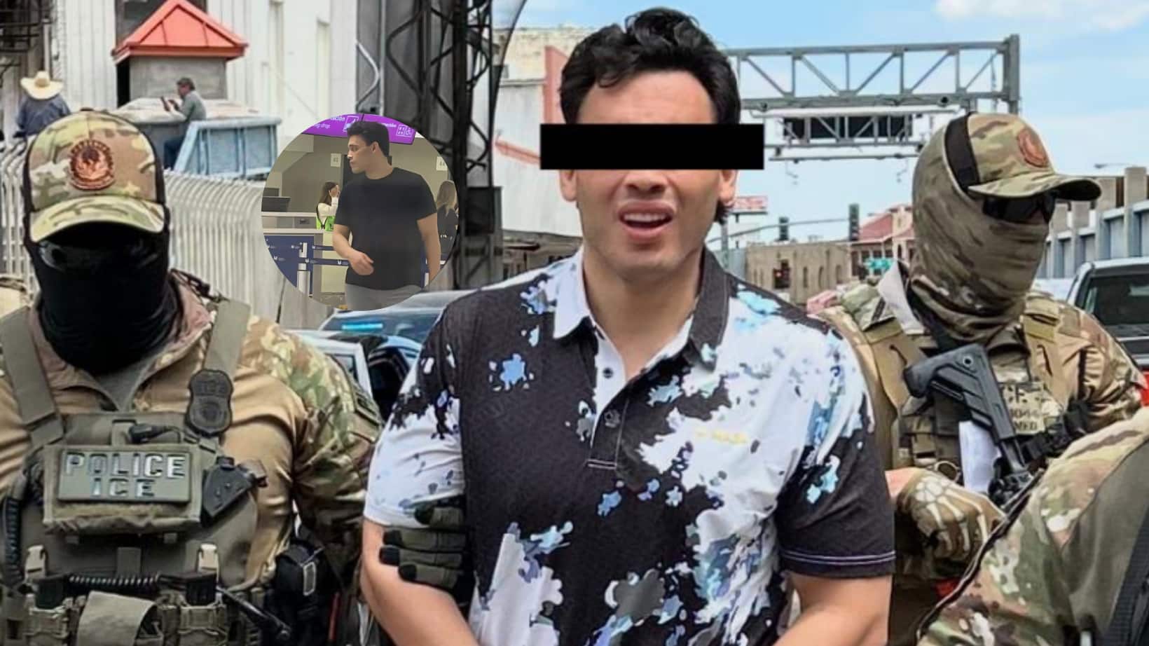 Chávez Jr. fue visto en el aeropuerto.