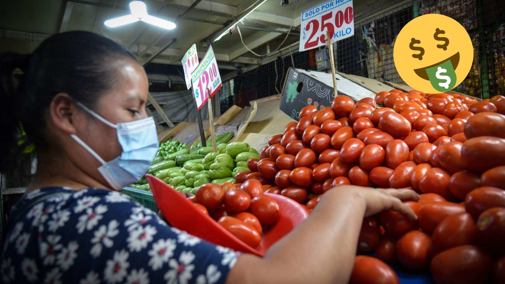 A pesar del recorte en el precio de frutas y verduras, la tasa de inflación aceleró a 3.74% en la primera mitad de febrero y se mantuvo dentro de su meta anual.