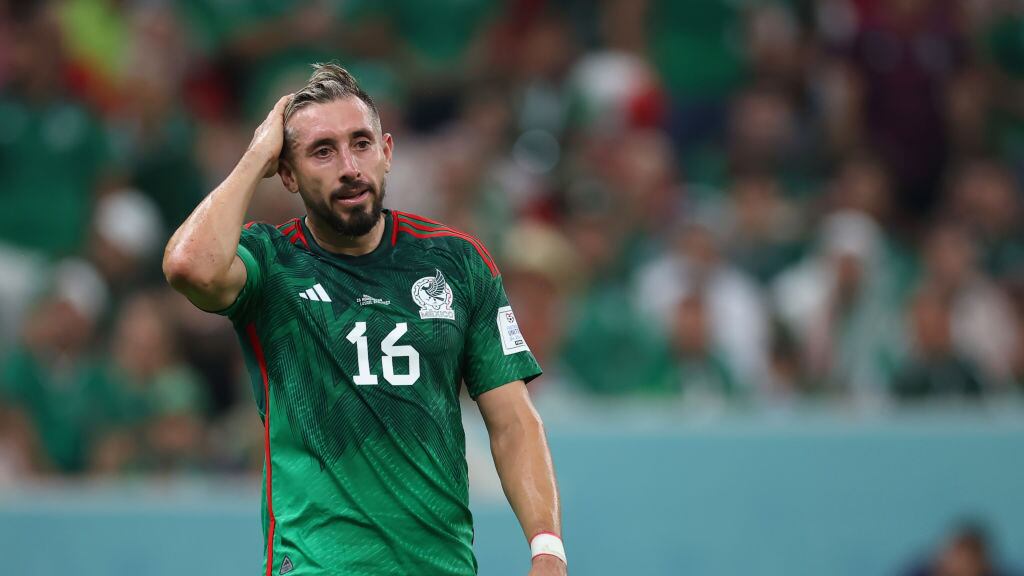 Héctor Herrera en su ultimo juego con la Selección