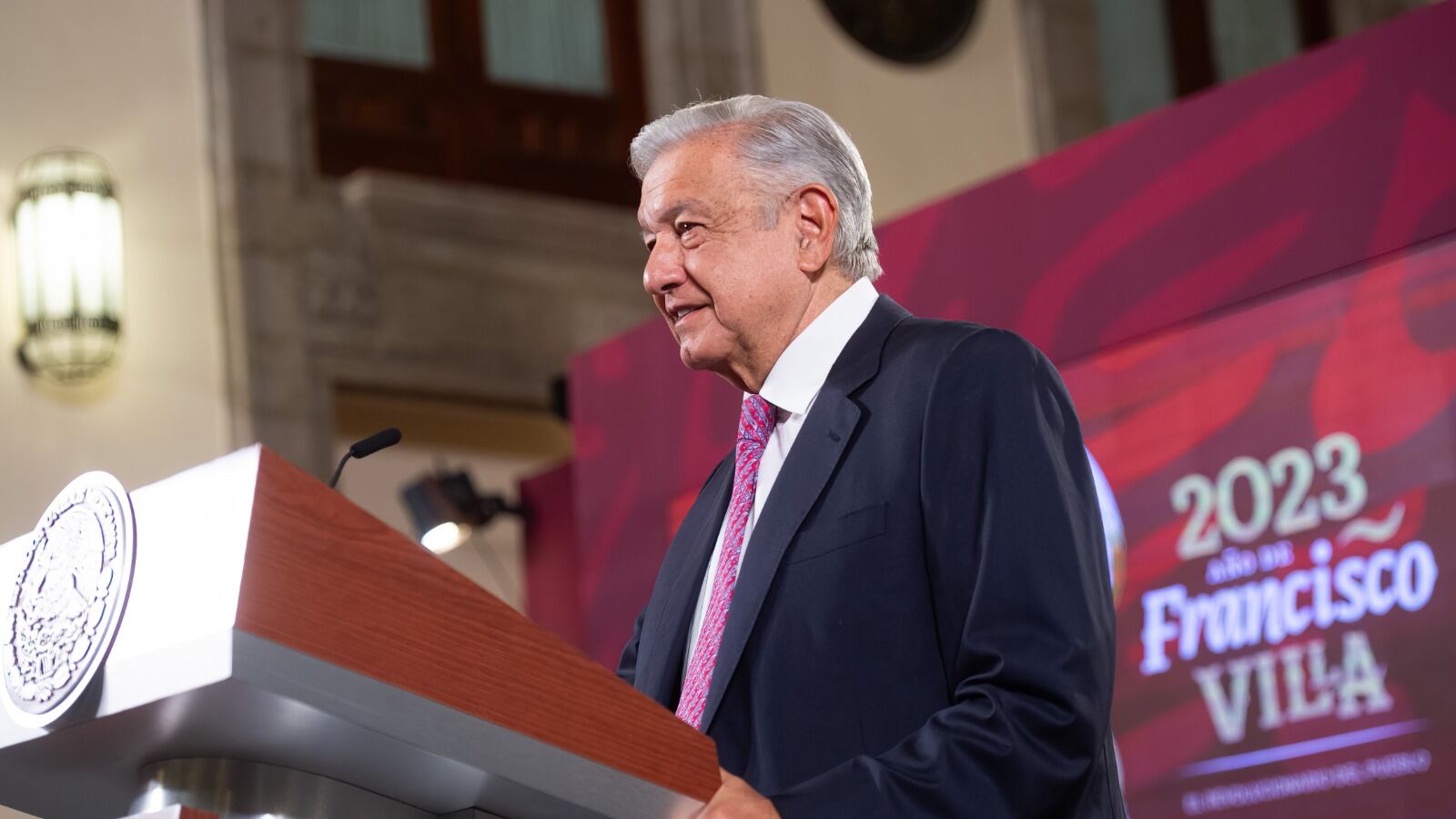 El presidente hizo referencia al asesinato de Hipólito Mora.