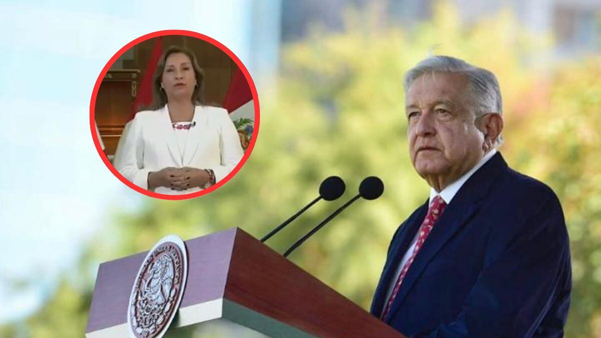 AMLO y Dina Boluarte.