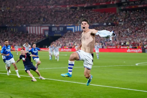 ¡Final de locura! Real Sociedad se impone en penales al Atlético y levanta la Copa del Rey