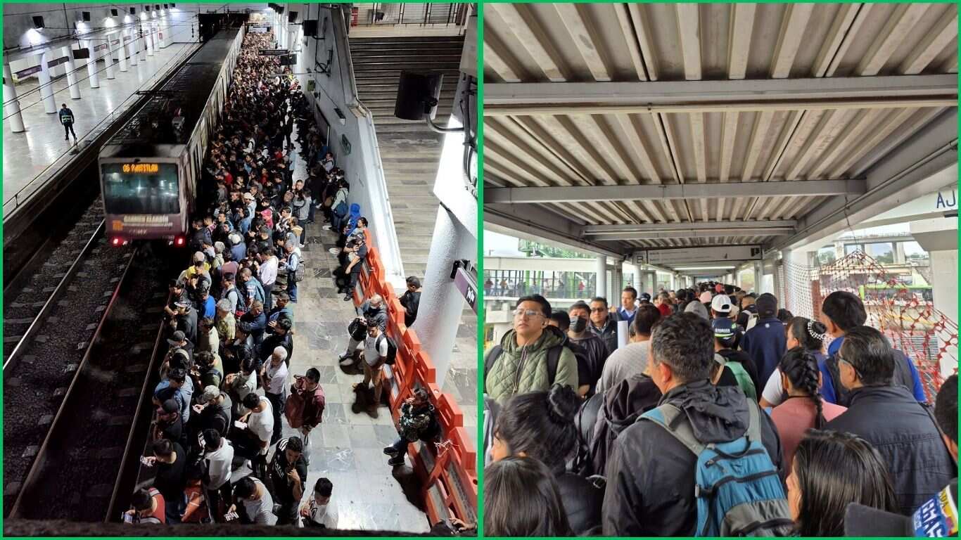Lluvias en CDMX inundan estaciones del Metro y causan retrasos