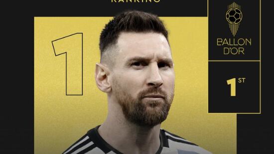 Lionel Messi ganador del Balón de Oro