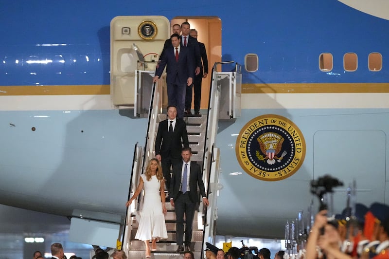 Trump llega a China.