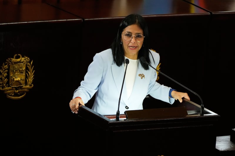 Delcy Rodríguez.