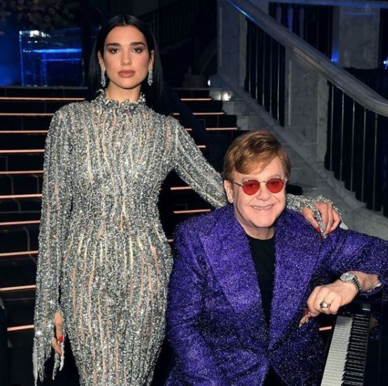 Dua Lipa y Elton John estreno de 'Cold Heart'