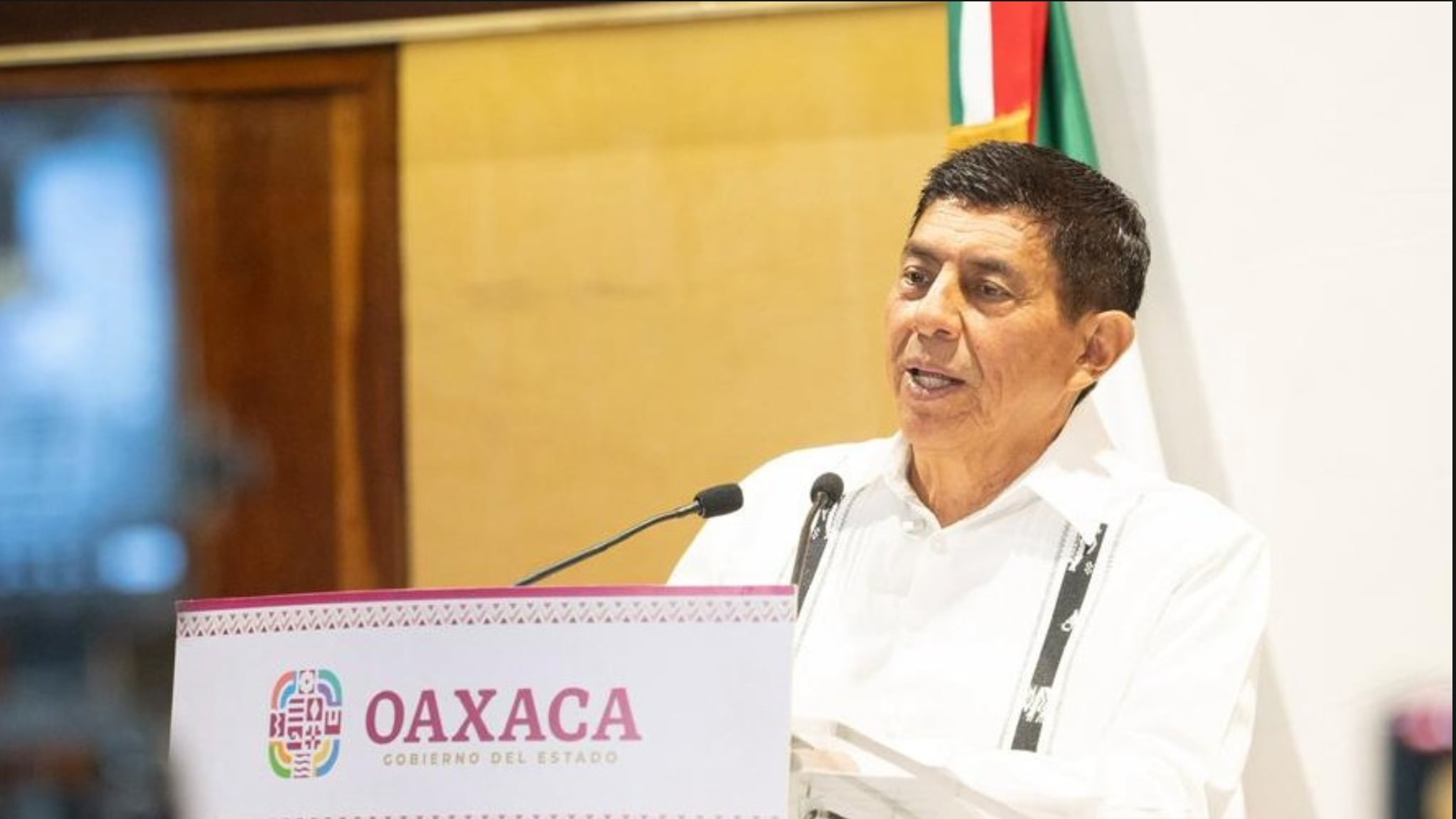 El Gobernador de Oaxaca, Salomón Jara